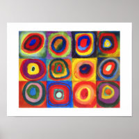 Colour Study by Wassily Kandinsky