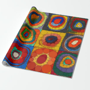 Colour Study, Dots by After Wassily Kandinsky Wrapping Paper