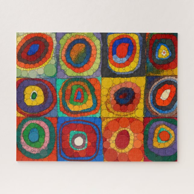 Colour Study, Infinity Dots by Wassily Kandinsky Jigsaw Puzzle (Horizontal)