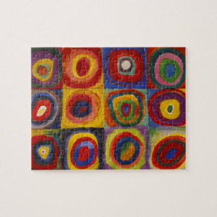 Colour Study of Squares Circles by Kandinsky Jigsaw Puzzle