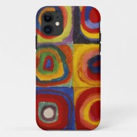 Colour Study of Squares Circles