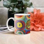 Colour Study | Wassily Kandinsky Coffee Mug<br><div class="desc">Colour Study, Squares with Concentric Circles (1913) | Wassily Kandinsky’s Colour Study: Squares with Concentric Circles is a vibrant exploration of colour and form, featuring a grid of squares filled with concentric circles in an array of bold and contrasting hues. Each square contains unique colour combinations, creating a visual rhythm...</div>