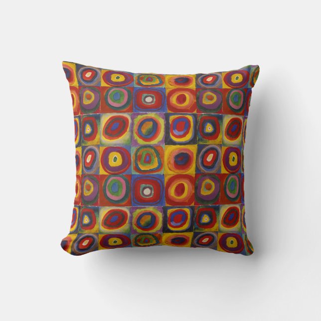 Colour Study - Wassily Kandinsky Cushion (Front)