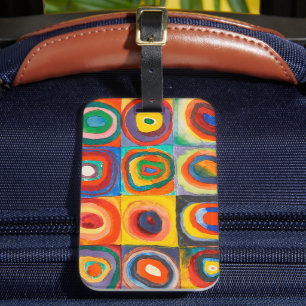 Colour Study   Wassily Kandinsky Luggage Tag