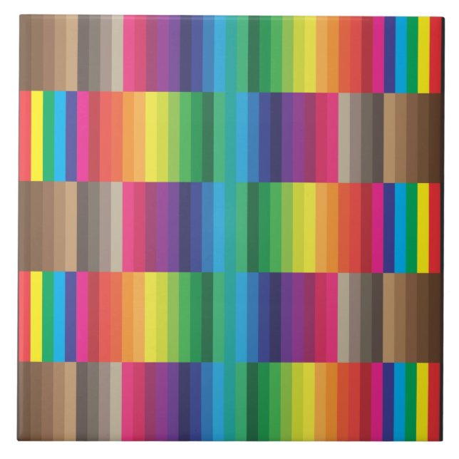 colour swatch rainbow tile (Front)