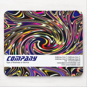 Colour Swirl, Business Mouse Pad