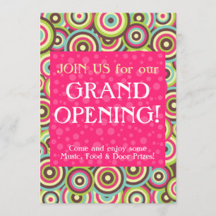 Colour Swirl Invitation