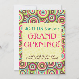 Colour Swirl Invitation