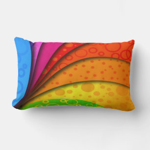 Colour Swirls Pattern Pillow