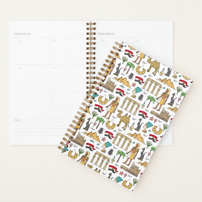 Colour Symbols of Egypt Pattern Planner (Display)