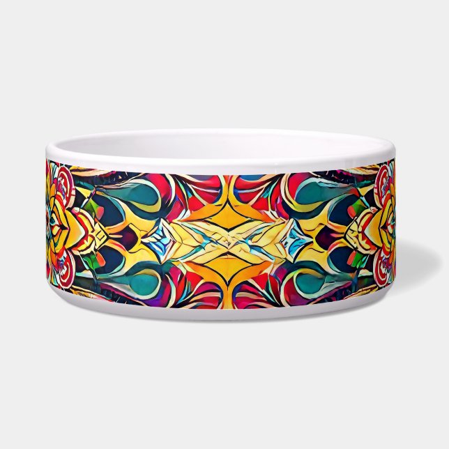 Colour Symphony Mandala – Bold Psychedelic Floral (Front)