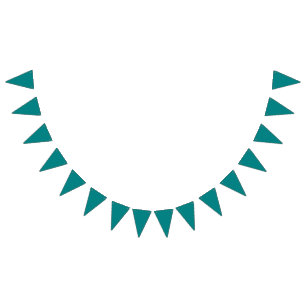 colour teal bunting