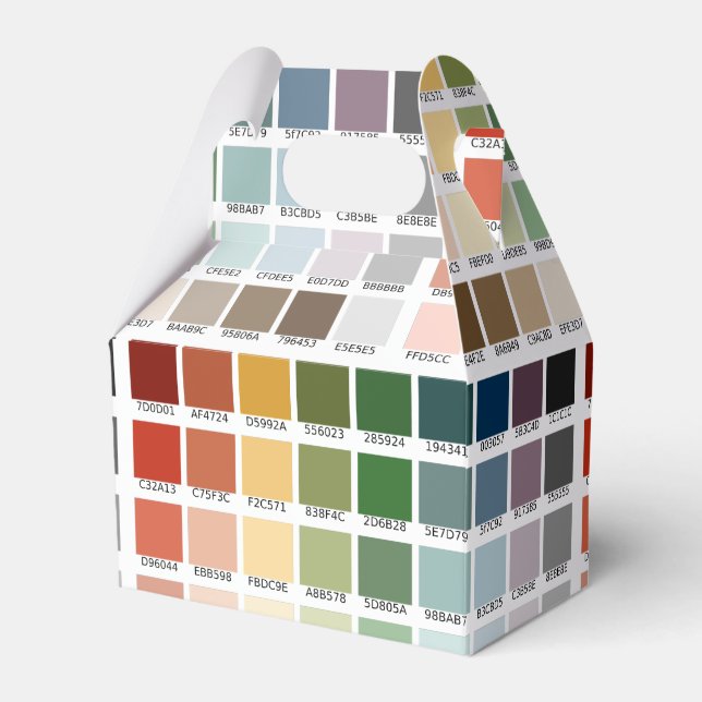 Colour Test Favour Box (Front Side)