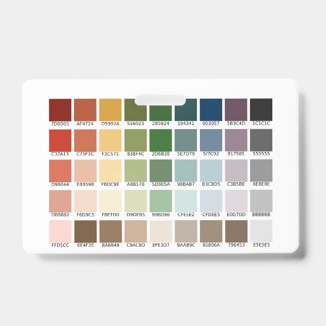 Colour Test ID Badge (Front)