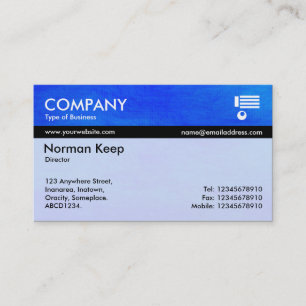 Colour Tex Banded - Blue Planet Business Card