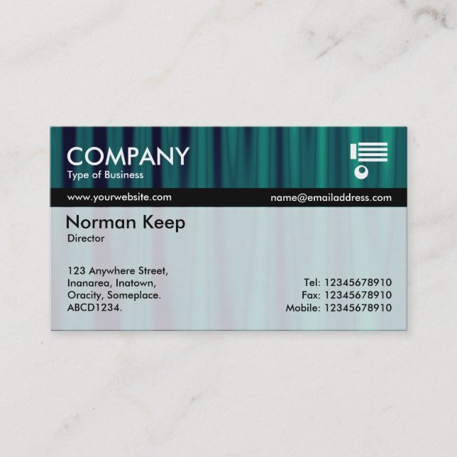 Colour Tex Banded - Drapery 03 Business Card (Front)