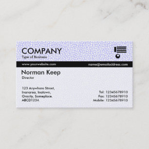 Colour Tex Banded - Random Spots - Powder Blue Business Card