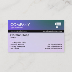 Colour Tex Banded - Soft Gradients Business Card