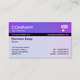 Colour Tex Banded - Soft Gradients Business Card