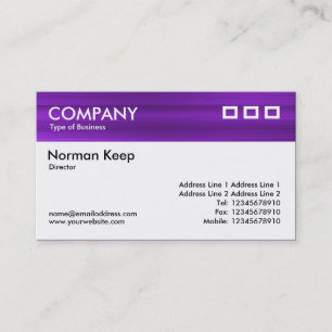 Colour Textured Header - Brushed Violet Business Card