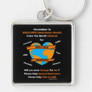 Colour the World Orange...RSD/CRPS Key Ring