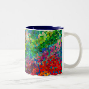 Colour Theory Clash Two-Tone Coffee Mug