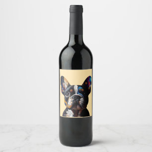 Colour Theory Frenchie Wine Label