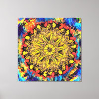 Colour Therapy Stretched Canvas Print