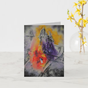 Colour Thoughts Abstract Card