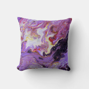 Colour tone acrylic paints, abstract. cushion