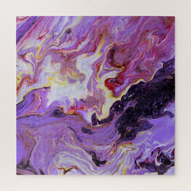 Colour tone acrylic paints, abstract. jigsaw puzzle (Vertical)