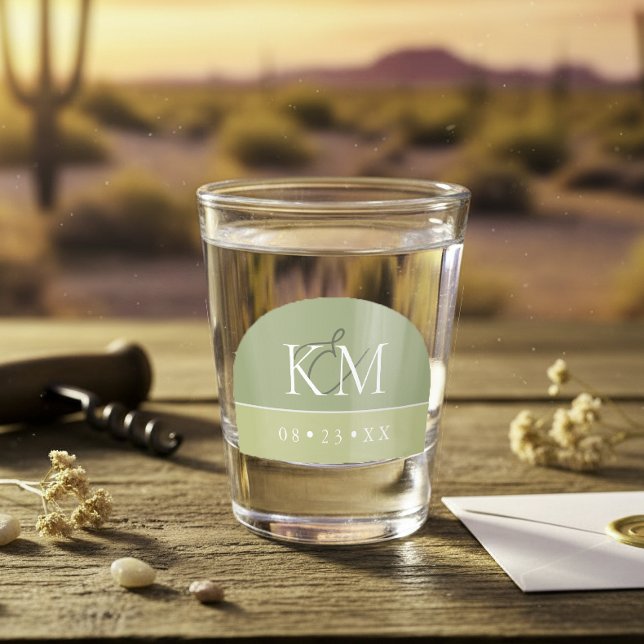Colour Tones Wedding ID901 Shot Glass (Creator Uploaded)