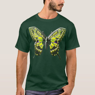 Colour tropical swallowtail butterfly 2 T-Shirt