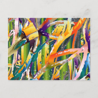 Colour Tubes Postcard