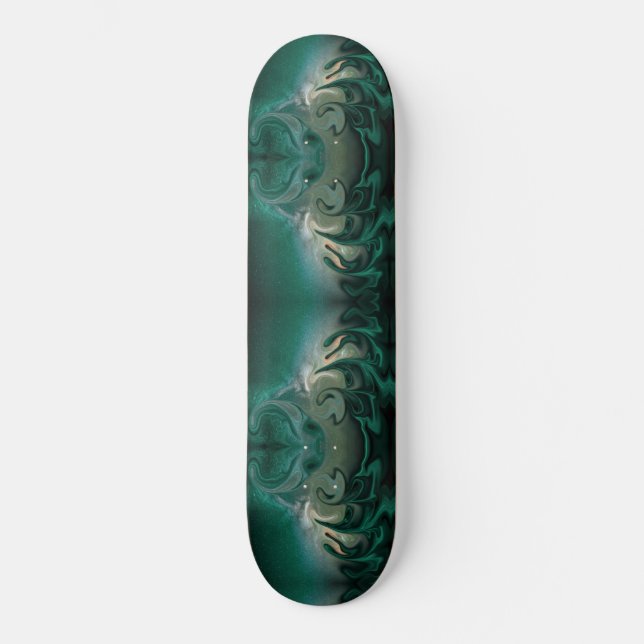 colour turquesa remolino skateboard (Front)