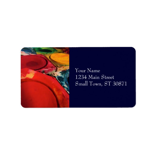 Colour Tusche Indian Ink Paint Boxes Watercolor Ar Label (Front)