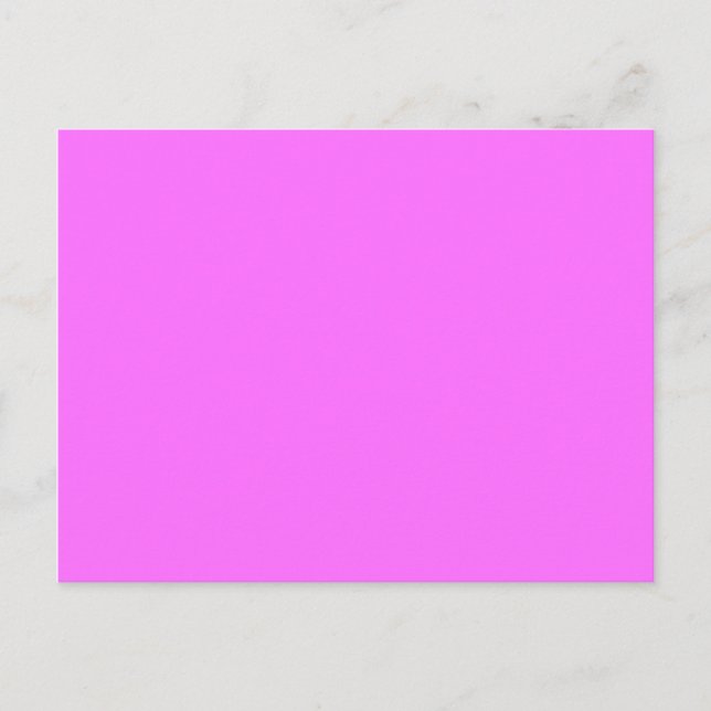 colour ultra pink postcard (Front)