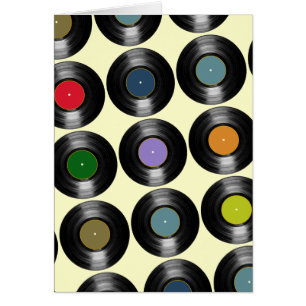 colour vinyl records pattern