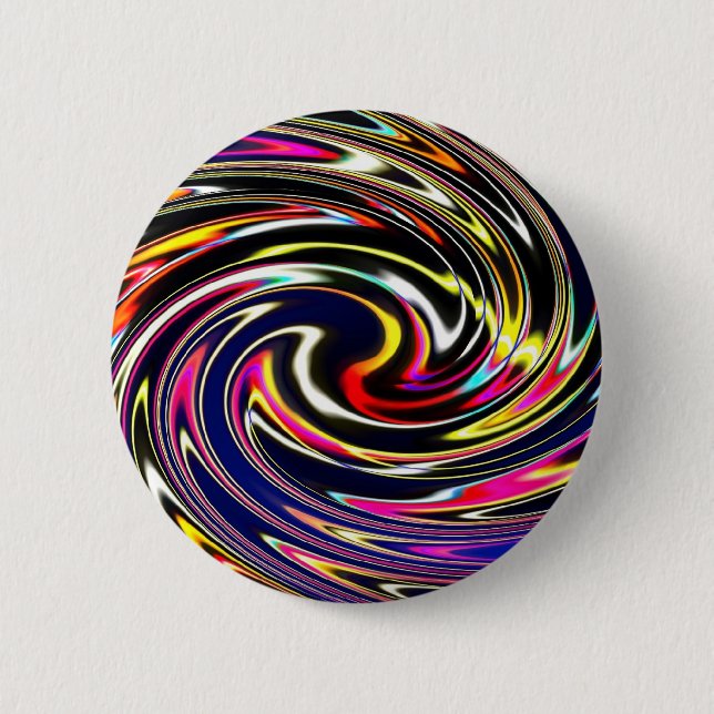 Colour Vortex 6 Cm Round Badge (Front)