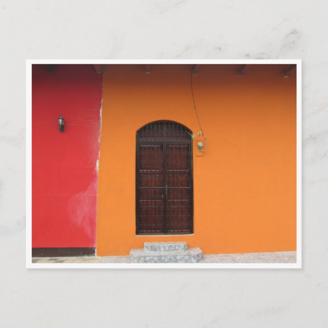 colour walls granada postcard (Front)