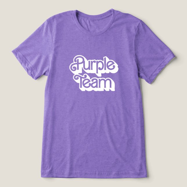 Colour War Purple Team Shirt (Design Front)