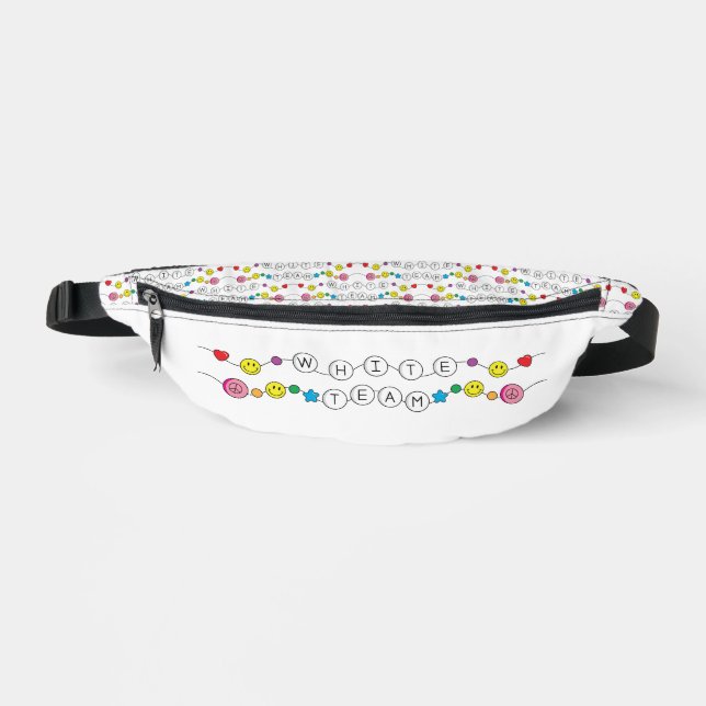 Colour War White Team Fanny Pack (Front)