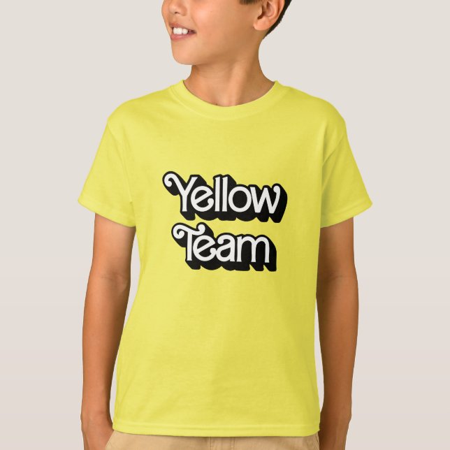Colour War Yellow Team Shirt (Front)