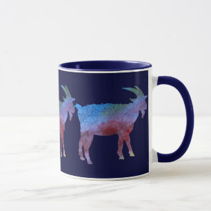 Colour Washed Goats Mug