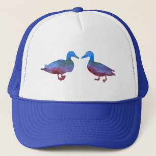 Colour Washed Kissing Ducks Trucker Hat
