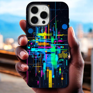 Colour Wave Abstract iPhone 16 Pro Max Case