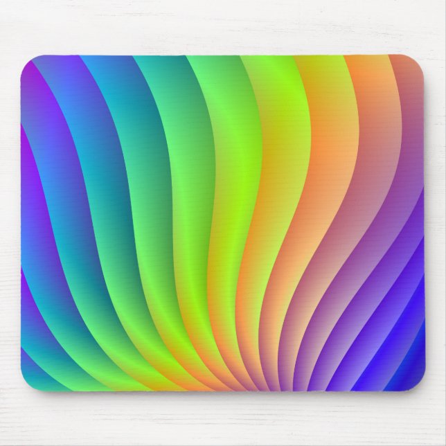 Colour Wave Mouse Pad (Front)