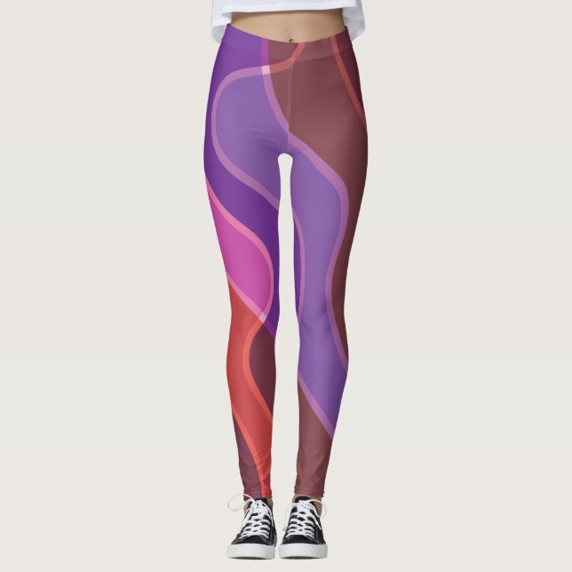 Colour Waves Leggings (Front)