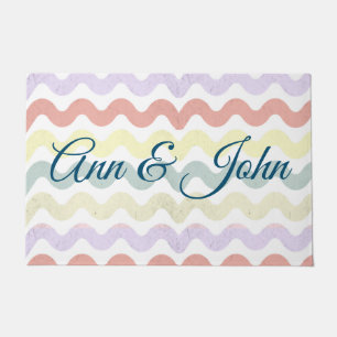 Colour Waves (Pastels)   Doormat