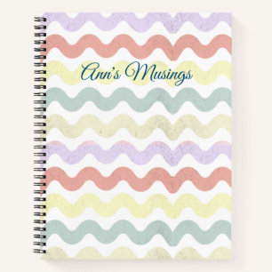 Colour Waves (Pastels)   Notebook
